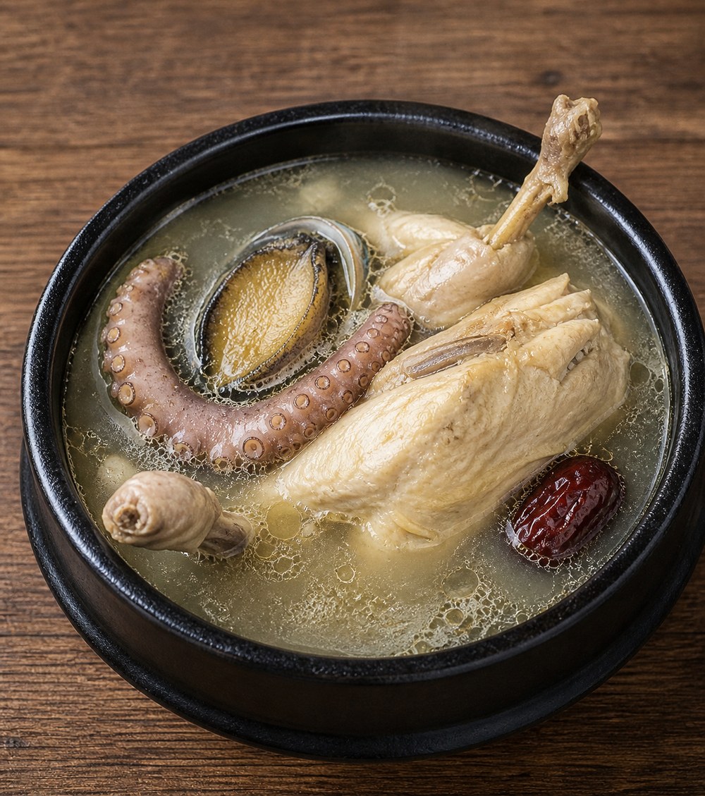 한방진골삼계탕