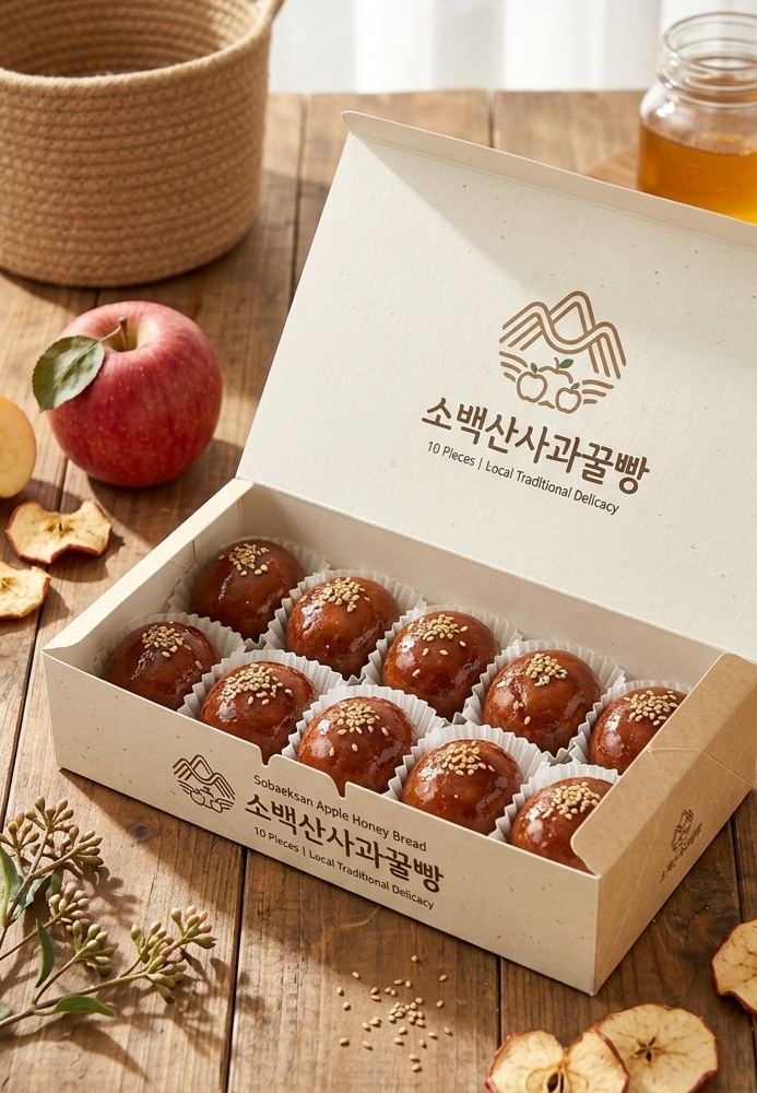 소백산 사과꿀빵